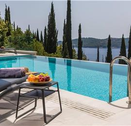 Luxury 5-Bedroom Villa with Sea-Views and Infinity Pool near Dubrovnik – Sleeps 10